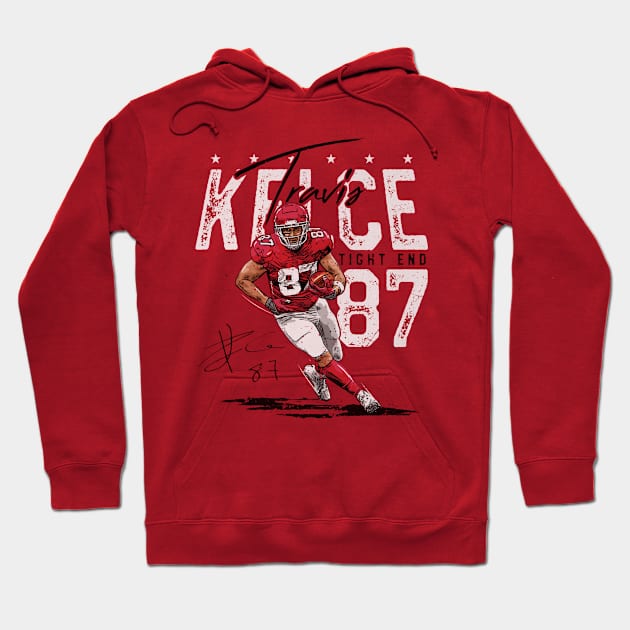 Travis Kelce Kansas City Stars Hoodie by danlintonpro